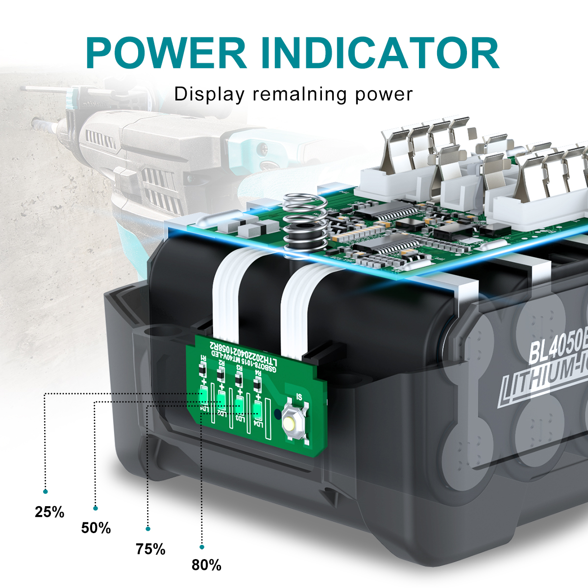 Batterie Makita 40v 4 Batterie Makita 40v – Image 4