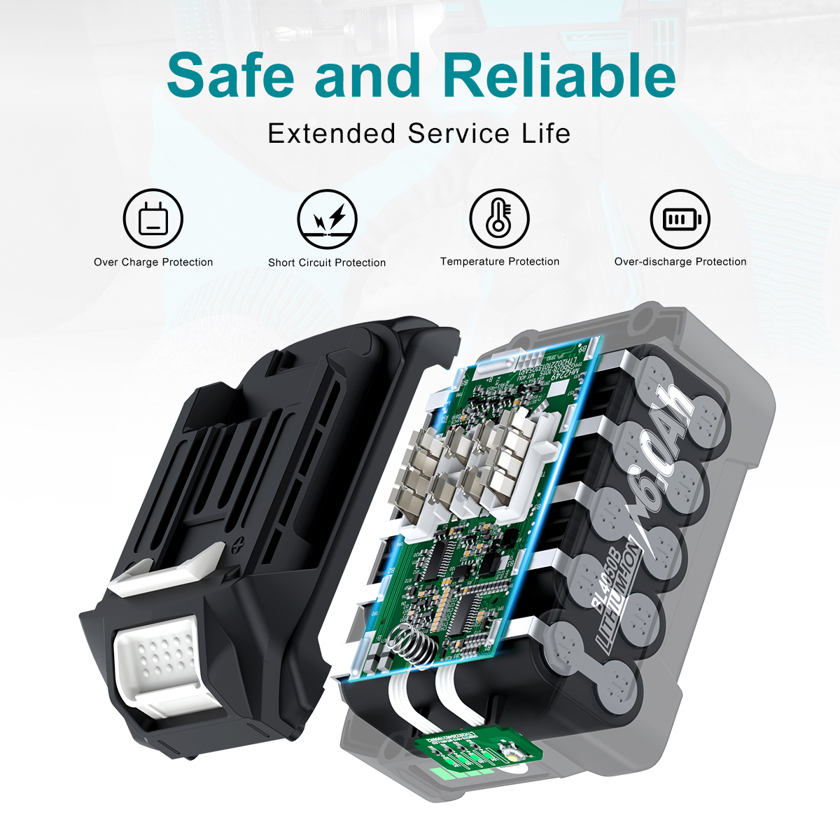 Batterie Makita 40v 3 Batterie Makita 40v – Image 3