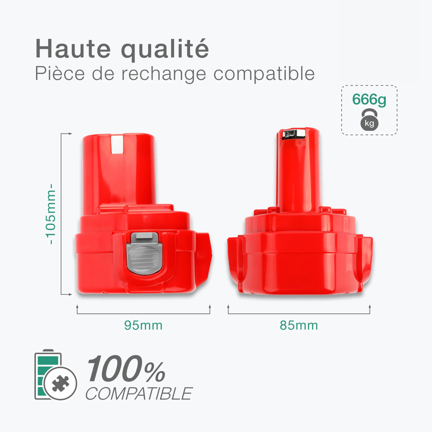 Batterie makita 1202 3000mah 2 Batterie makita 1202 3000mah – Image 2