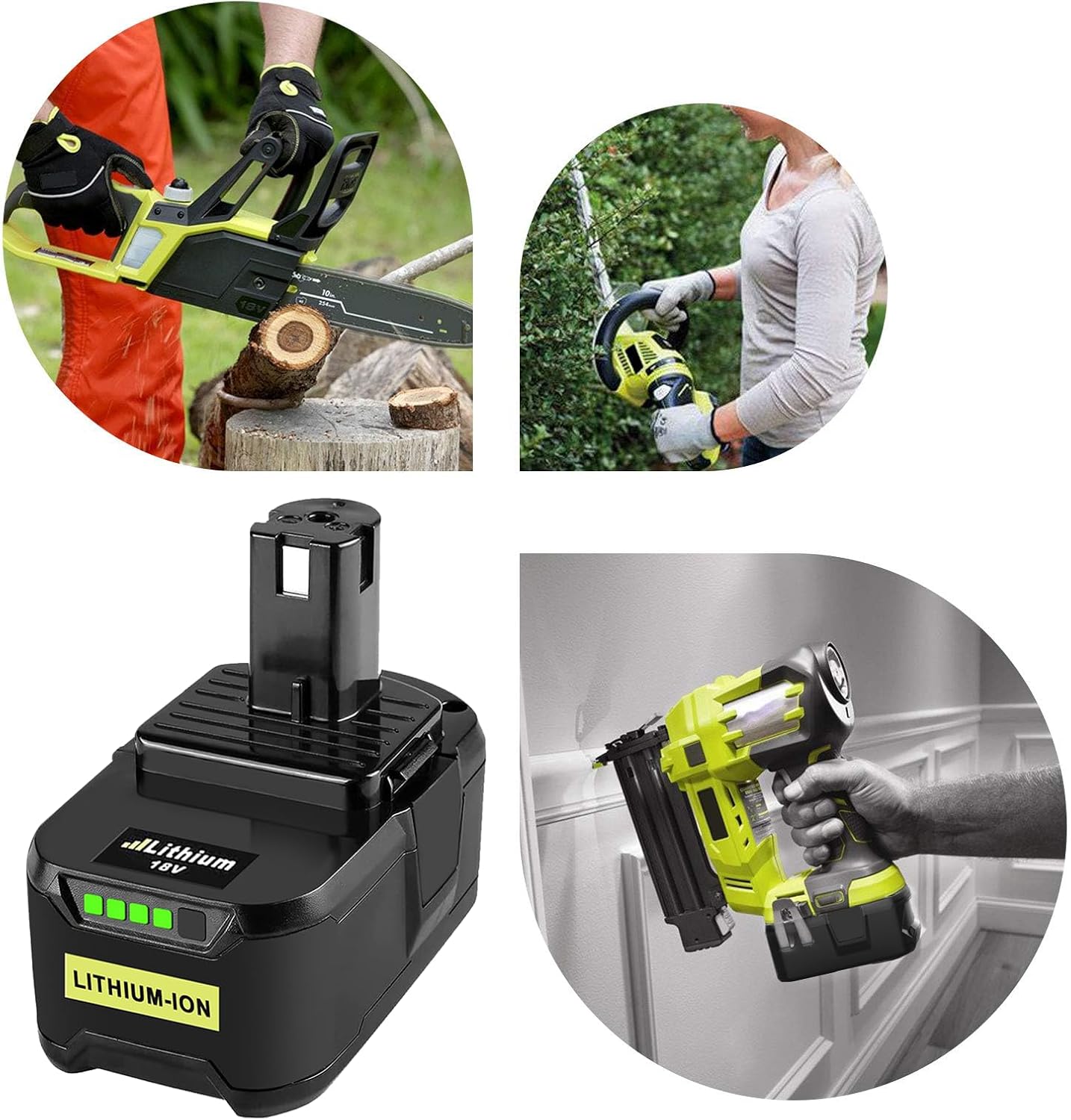Batterie Ryobi 18v 4 Batterie Ryobi 18v – Image 4