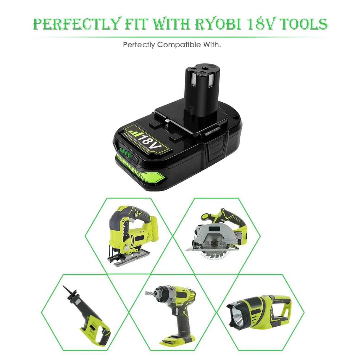 Batterie Ryobi 18v one+ 2.5 ah 2 Batterie Ryobi 18v one+ 2.5 ah – Image 2
